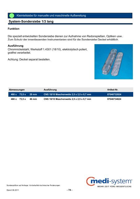 Produktkatalog - Medi-System GmbH