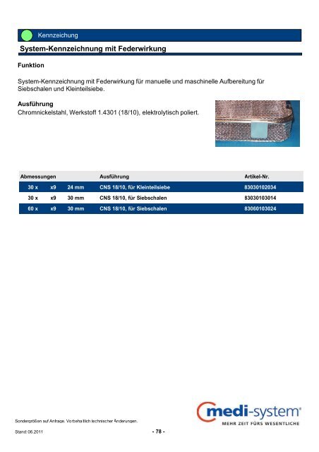 Produktkatalog - Medi-System GmbH