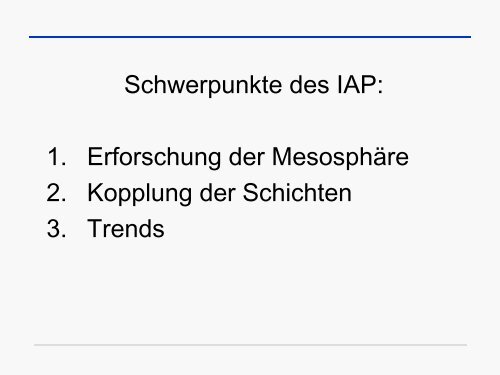 Prof. Rapp - Leibniz-Institut für Atmosphärenphysik an der ...