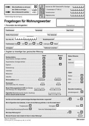 Fragebogen für Wohnungswerber - Schwertberg