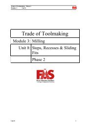 Trade of Toolmaking - eCollege