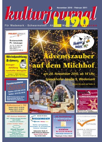 November/Februar 10/11 - Wedemark Journal und Kulturjournal190