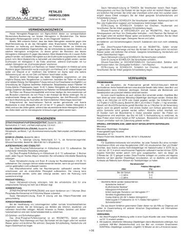 DE Form 285.qxd - Sigma-Aldrich