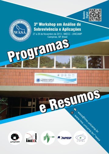 Programas e Resumos 3 WASA 2013