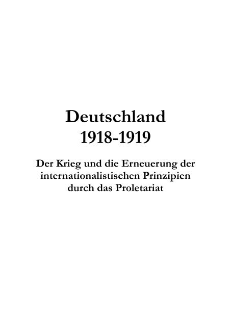 Deutsche Revolution.pdf - Internationale Kommunistische Strömung