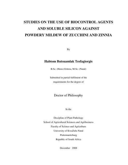 Habtom PhD Thesis Final.pdf - Silicon in Agriculture