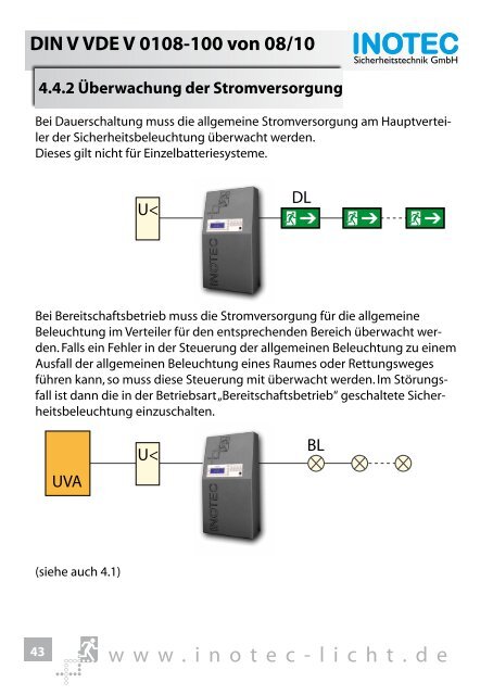 und Sicherheitsbeleuchtung - INOTEC Sicherheitstechnik GmbH