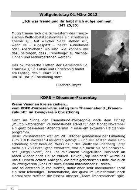 Pfarrbrief Christkönig Weihnachten 2012 - Pfarrei Christkoenig ...