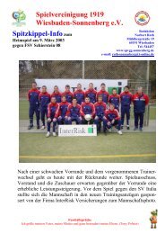 09.03.03 - SpVgg Sonnenberg