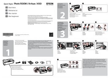 Epson Stylus Photo 1500W/Artisan 1430