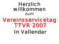 Referat _ Vereinszuschüsse - TTVR