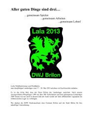 Lala 2013 Brilon - Waldjugend NRW