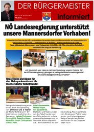 Amtliche Mitteilungen Juli 2013 - Mannersdorf am Leithagebirge