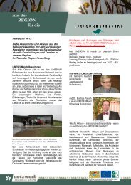 Newsletter 04/2012 - Region Hesselberg