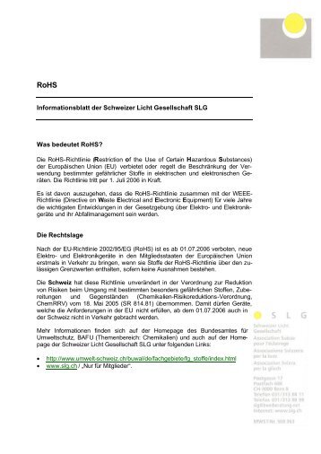 Informationsblatt RoHS mL - Regent