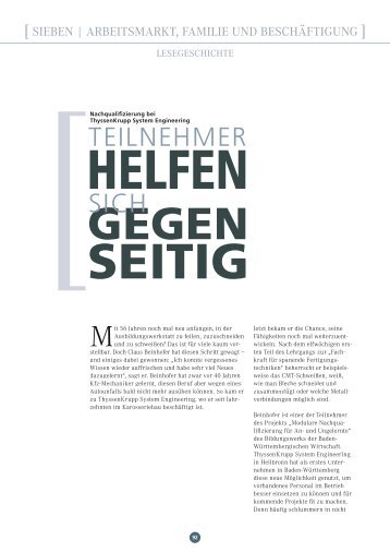 Reportage Nachqualifizierung.pdf - Südwestmetall
