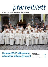 Pfarreiblatt 9 - Pfarrei Buttisholz