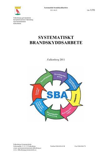 Brandskyddsarbete SBA.pdf - Falkenbergs kommun