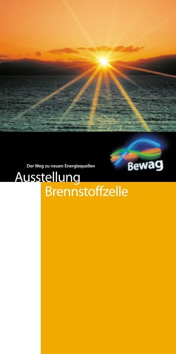 Wasserstoff und Brennstoffzellen - Die Broschüre zur Ausstellung ...