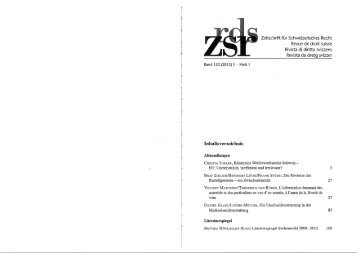 ZSR 2013 I - Band 132 - Heft 1.pdf - Bratschi Wiederkehr & Buob