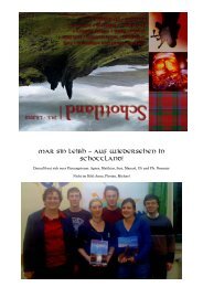 Mar sin leibh – Auf Wiedersehen in Schottland! - St. Canisius