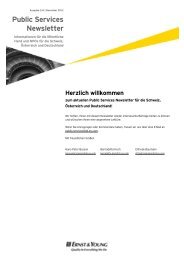 Ernst & Young Kommunenstudie 2012 - Public Services Newsletter