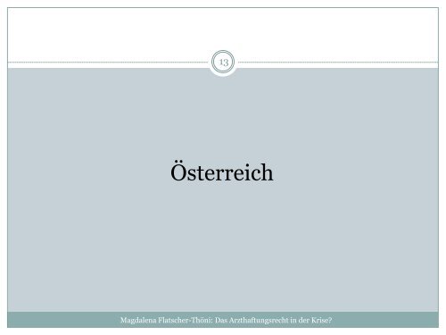 Wenn etwas (beinahe) passiert ist: Das Arzthaftungsrecht in der Krise?