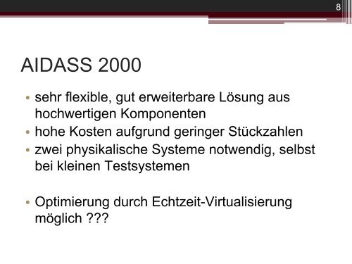 Virtualisierung im Echtzeitbereich - real-time