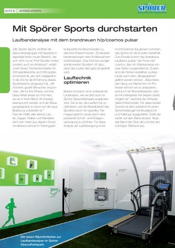 Mit Spörer Sports durchstarten