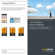Das comdirect Service-Handbuch - AVL Finanzdienstleistung ...