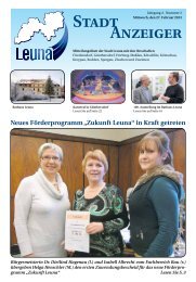 Leunaer Stadtanzeiger - Ausgabe 02/13 - Stadt Leuna