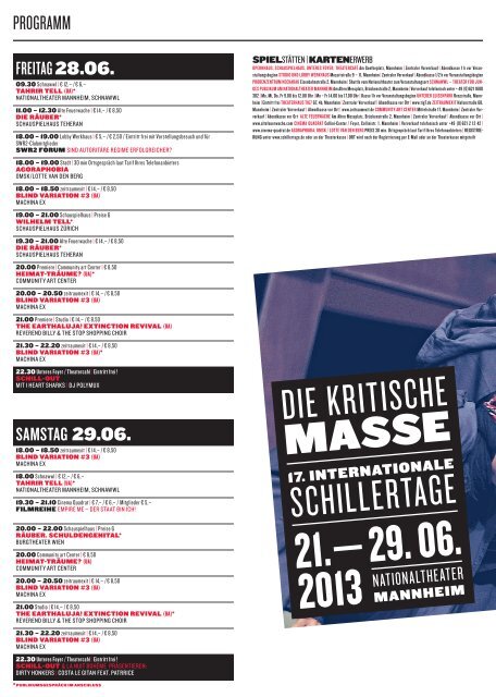 festivalzeitung ausgabe 4 vom 28. juni 2013 - 17. Internationale ...