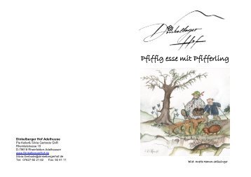 pfiffig esse mit pfifferling dinkelberger hof