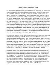 Haensel und Gretel - Institut ASTA (St. Gallen)