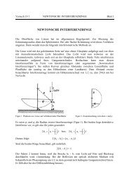 NEWTONSCHE INTERFERENZRINGE