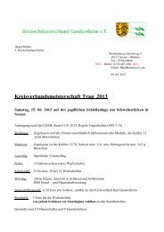 Kreisverbandsmeisterschaft Trap 2013