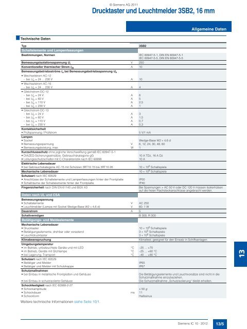 Katalog IC 10 . 2012 DE - Siemens