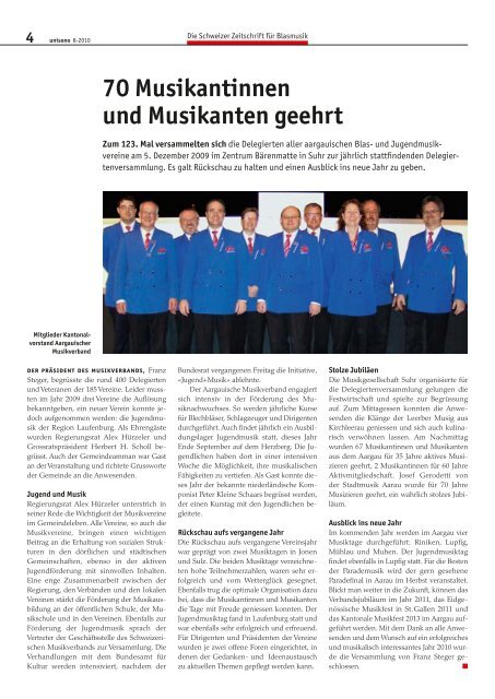Maestro - Schweizer Blasmusikverband