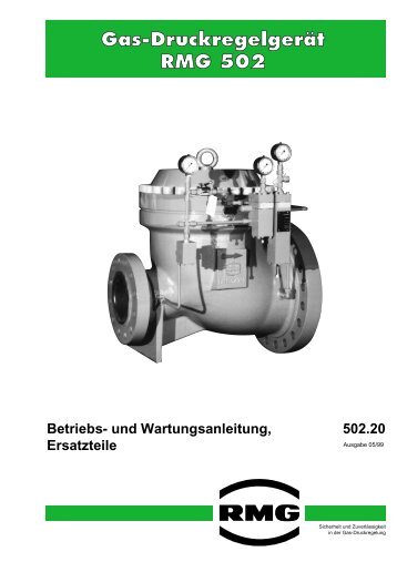 Gas-Druckregelgerät RMG 502 g: - gas-technics.ru