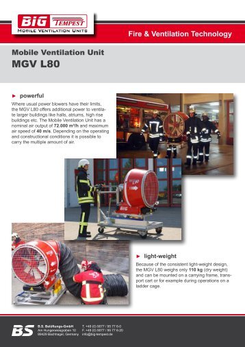 MGV L80 â Technical Data - Big Tempest
