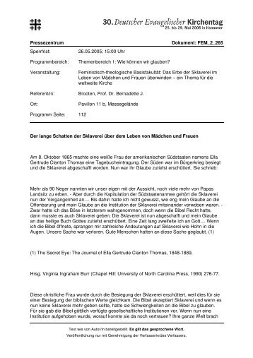 PDF-Datei - Kirchentag 2005