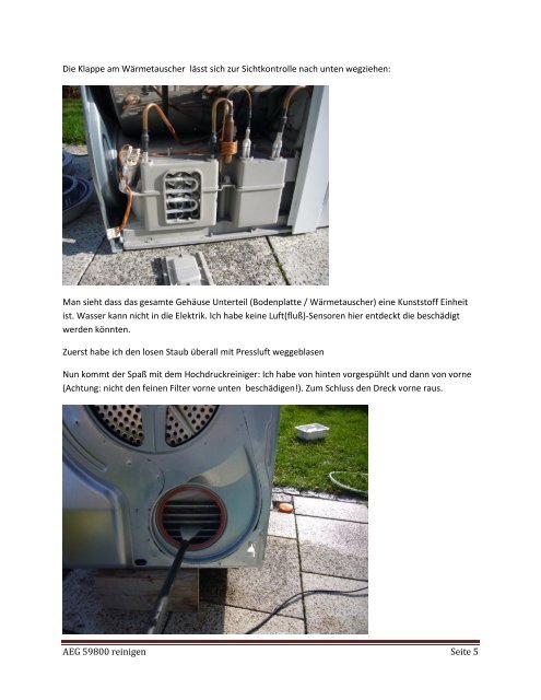 Aeg Lavatherm Wärmetauscher Ausbauen