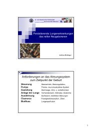 Anforderungen an das Atmungssystem zum Zeitpunkt der ... - anifs