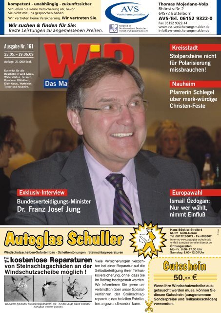 Nutzen Sie jetzt die Energie der Sonne! - Das WIR-Magazin im ...