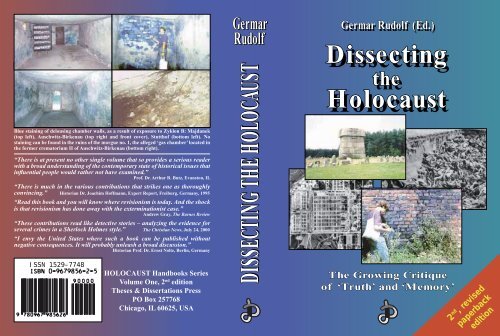 Dissecting Holocaust Dissecting Holocaust - Unity of Nobility - News ...