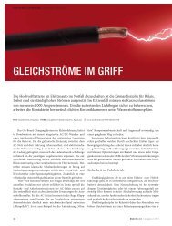 Gleichströme im Griff - Technik Forum