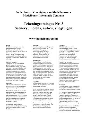 Catalogus Scenery, auto's en vliegtuigen - Nederlandse Vereniging ...