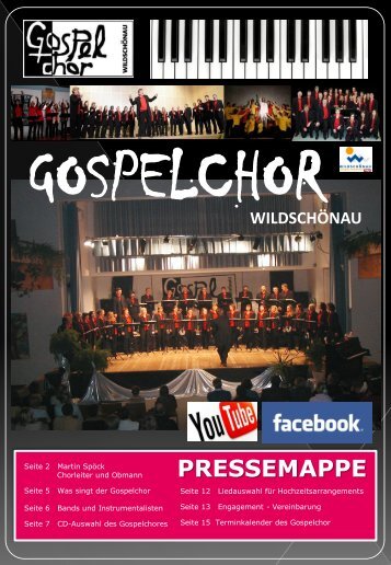 anklicken >>> Download PRESSEMAPPE 2013 - gospelchor-w.info