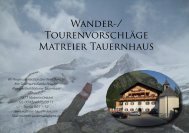 Download - Matreier Tauernhaus