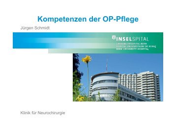 Kompetenzen der OP-Pflege - ig-nopps.ch